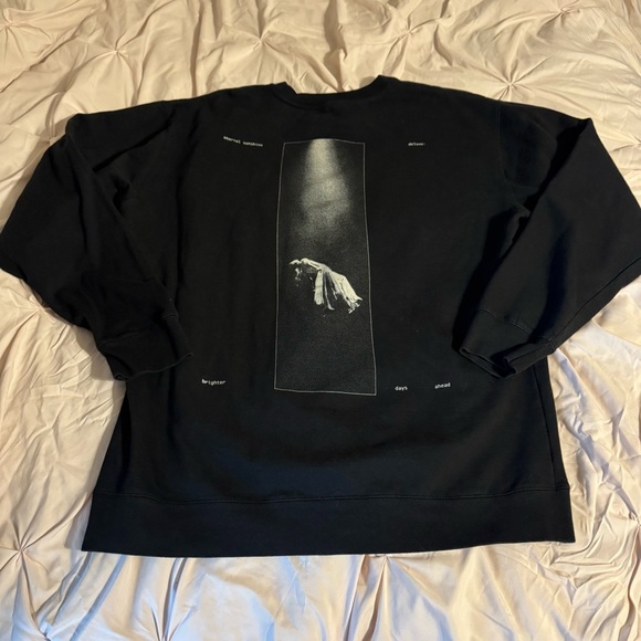 Ariana Grande Eternal Sunshine: Brighter Days Ahead Black Crewneck Sweatshirt - Picture 6 of 11